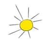 해를 형상화한 아이콘